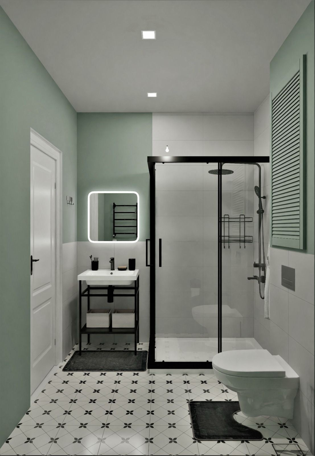 Примеры работ по дизайну ванных нашей студии. Дизайн-интерьера