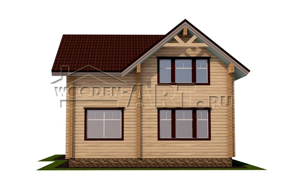 «Некрасово» 165 кв. м. Проекты деревянных домов