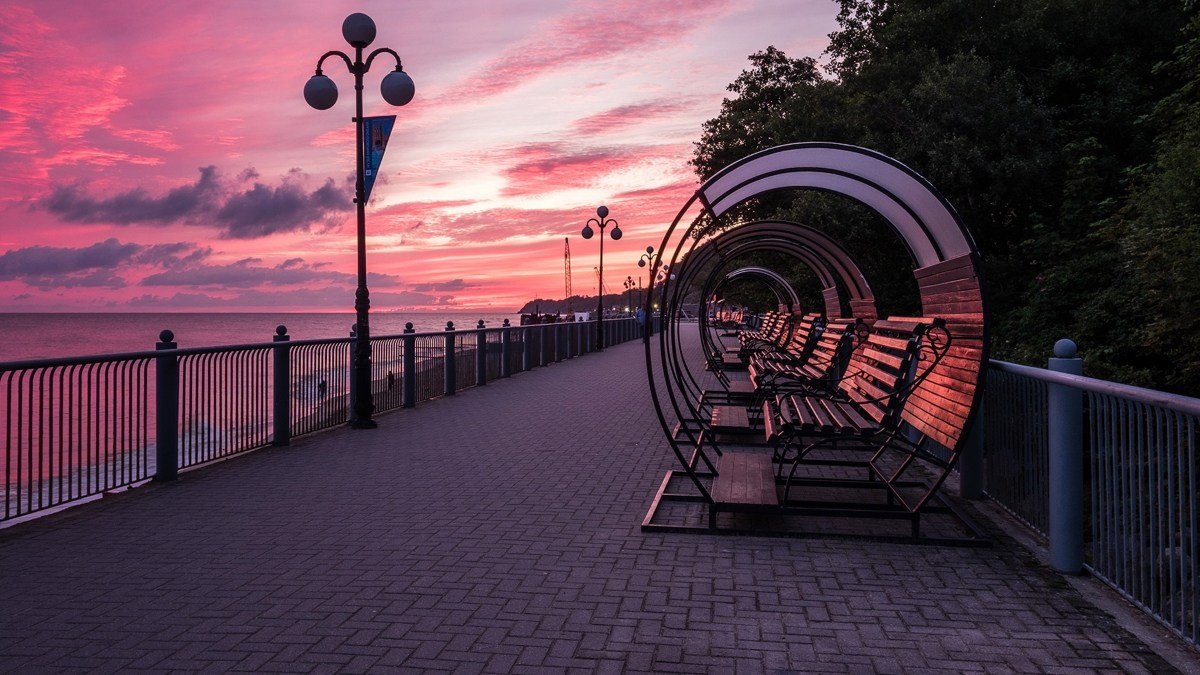 Набережная в Светлогорске