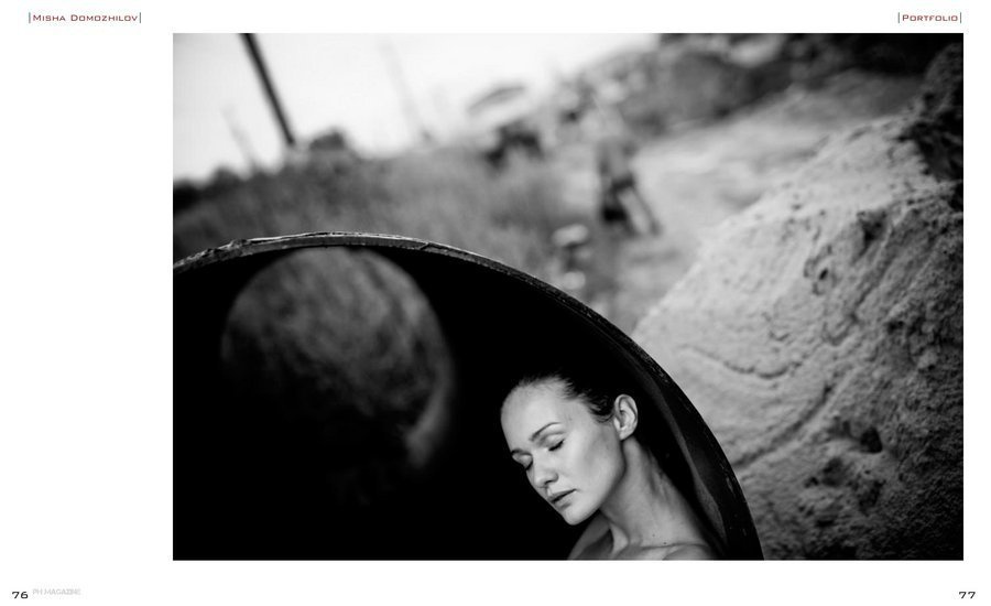 Tearsheets. Misha Domozhilov photographer