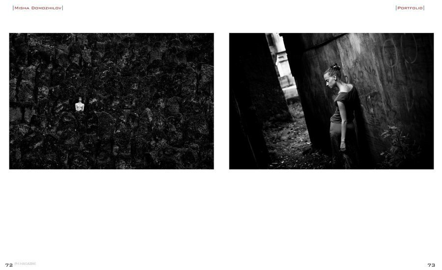 Tearsheets. Misha Domozhilov photographer