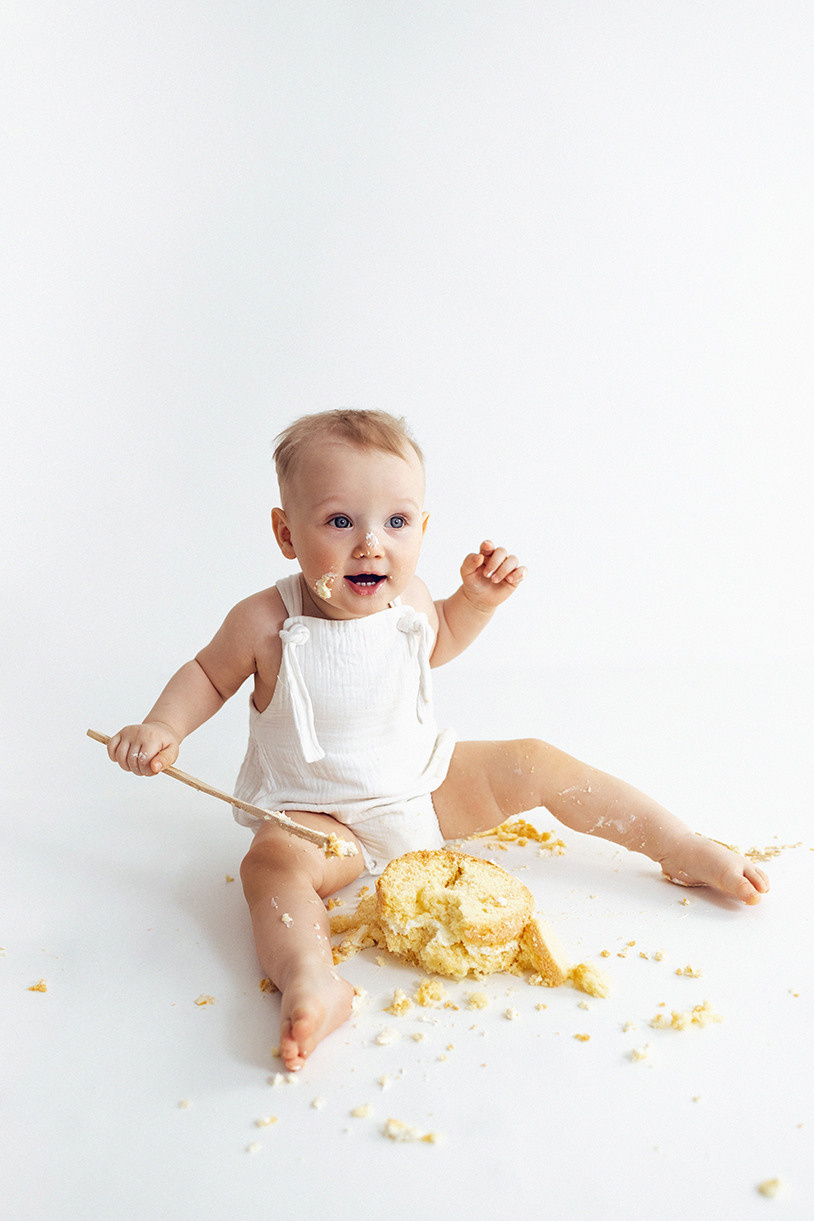 Фотосессия крушение торта