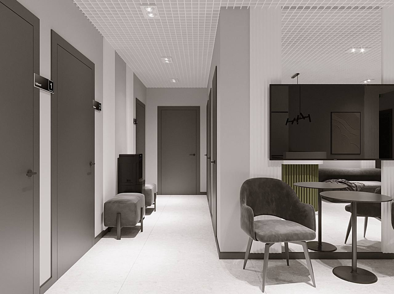 Клиника Воронеж. Студия Дизайна интерьера Tsvetdesign. Дизайнер в Санкт-Петербурге