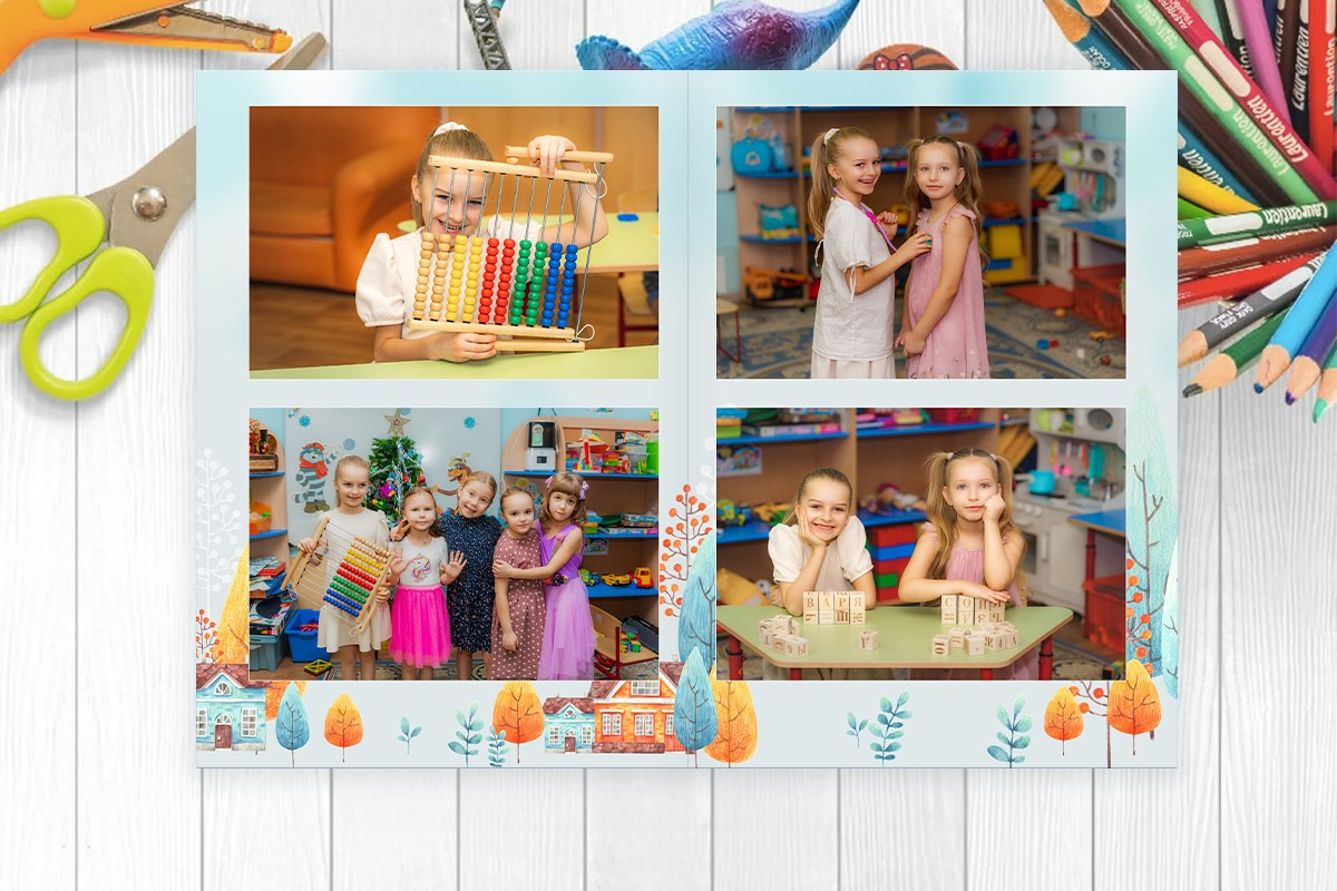 Дизайн выпускного альбома в детском саду