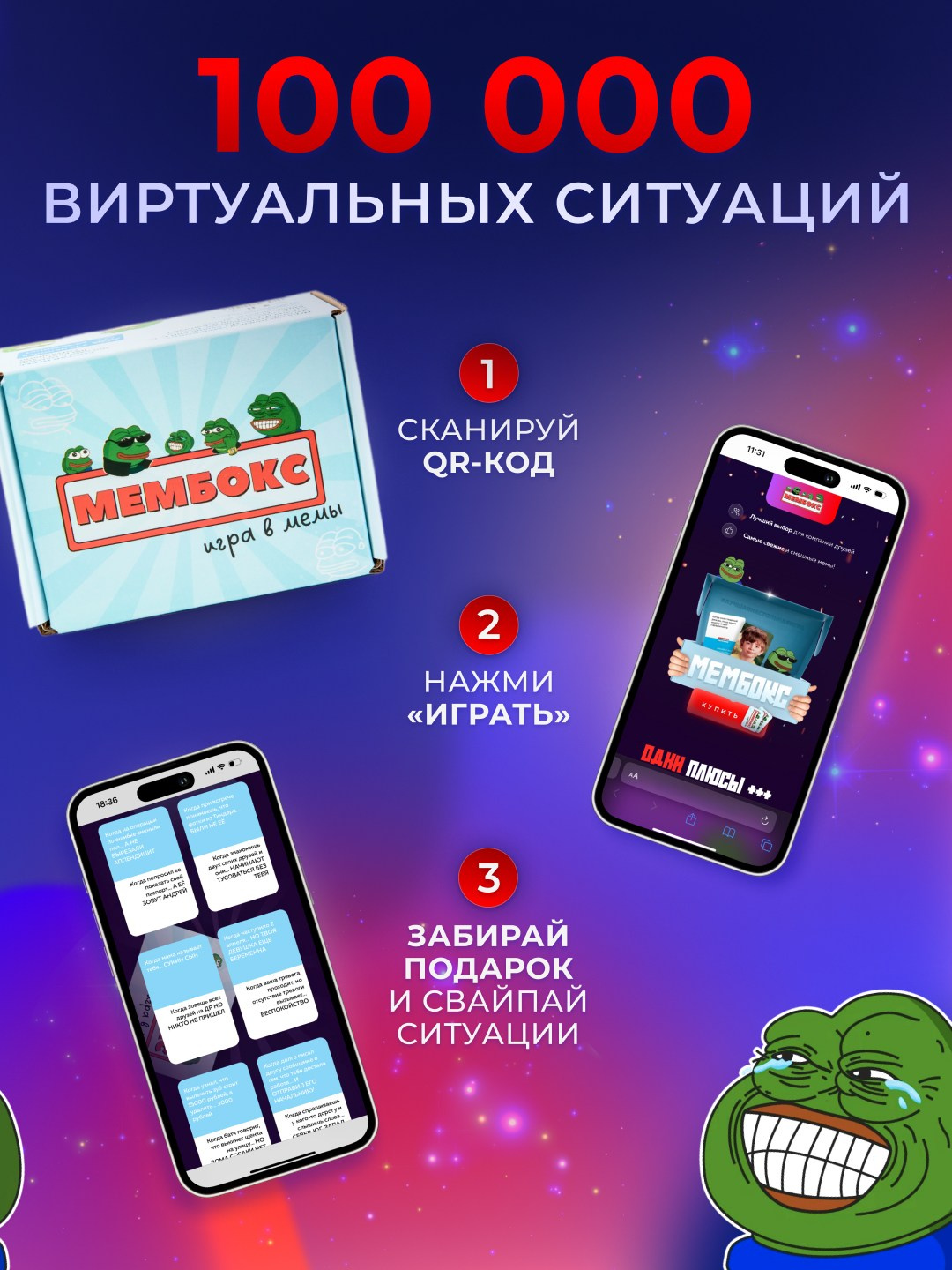 Дизайн настольной игры Мембокс и инфографики для маркетплейсов. Маркетолог в Москве, специалист по коммуникациям и рекламе Аня Смоляга