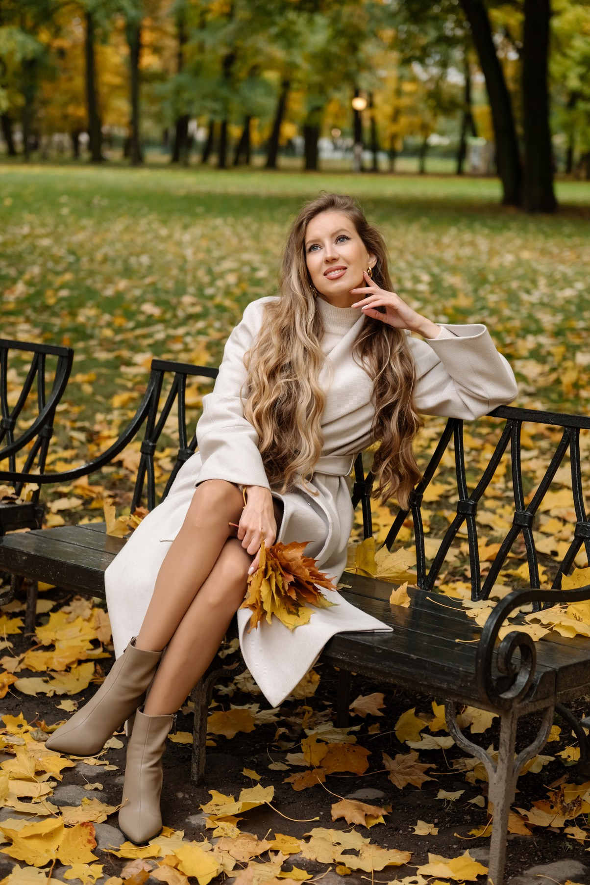 Осенняя фотосессия в Питере в Михайловском саду. Свадебный и сеейный фотограф в Санкт-Петербурге Елена Худякова