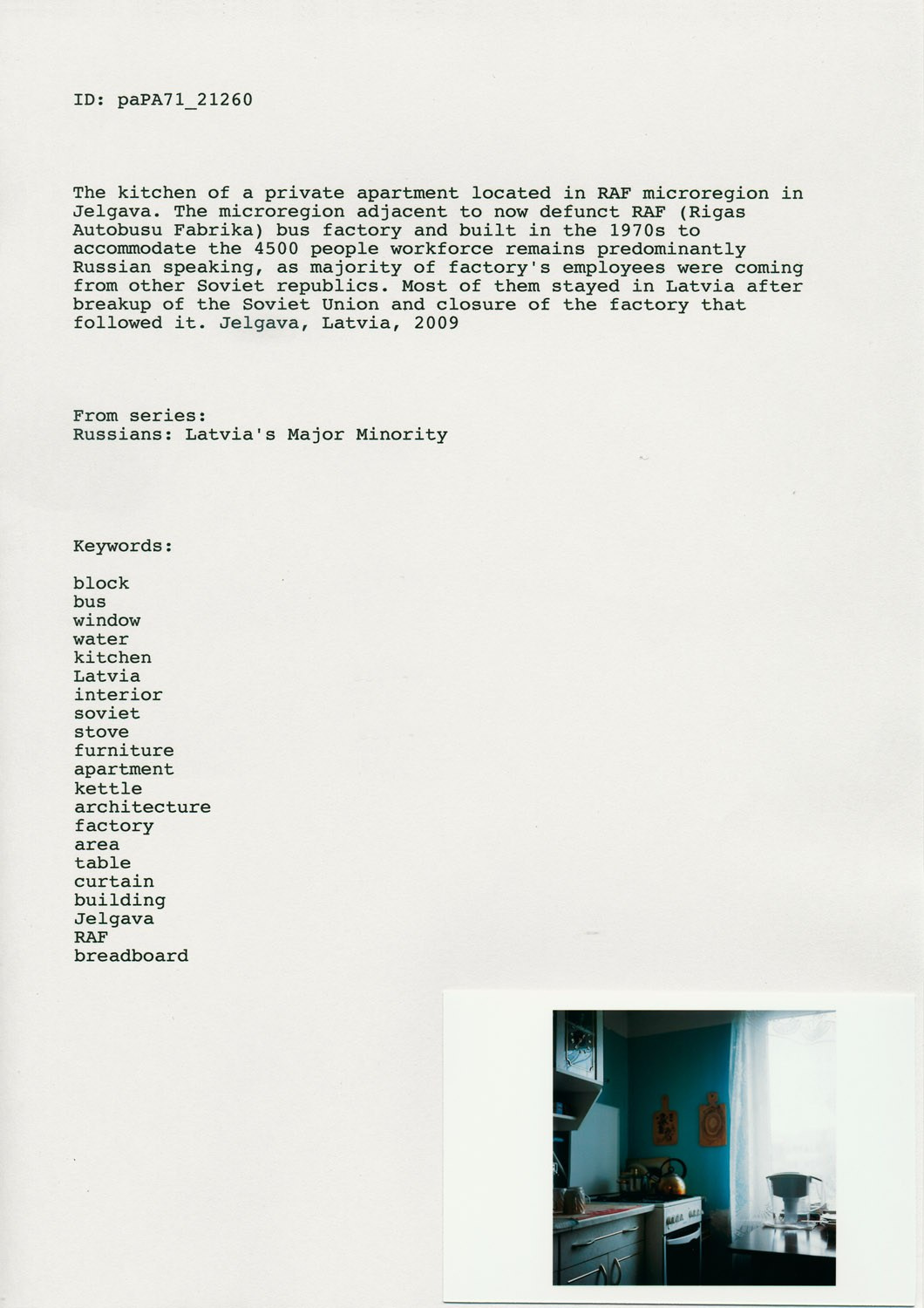 Keywords. Petr Antonov