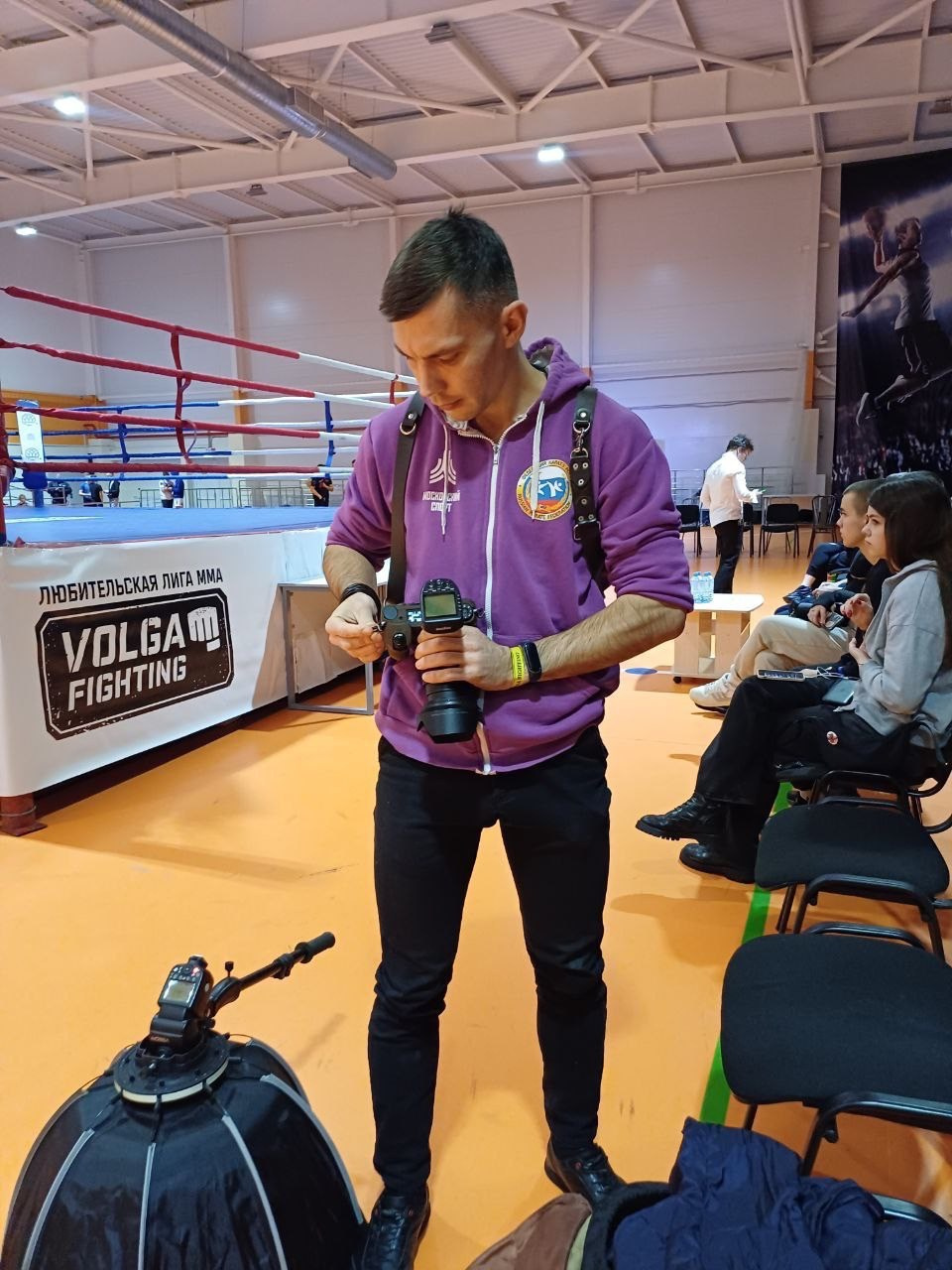 Бекстейдж спортивных съёмок. Репортажный, свадебный, предметный фотограф, Сызрань, Андрей Богатов