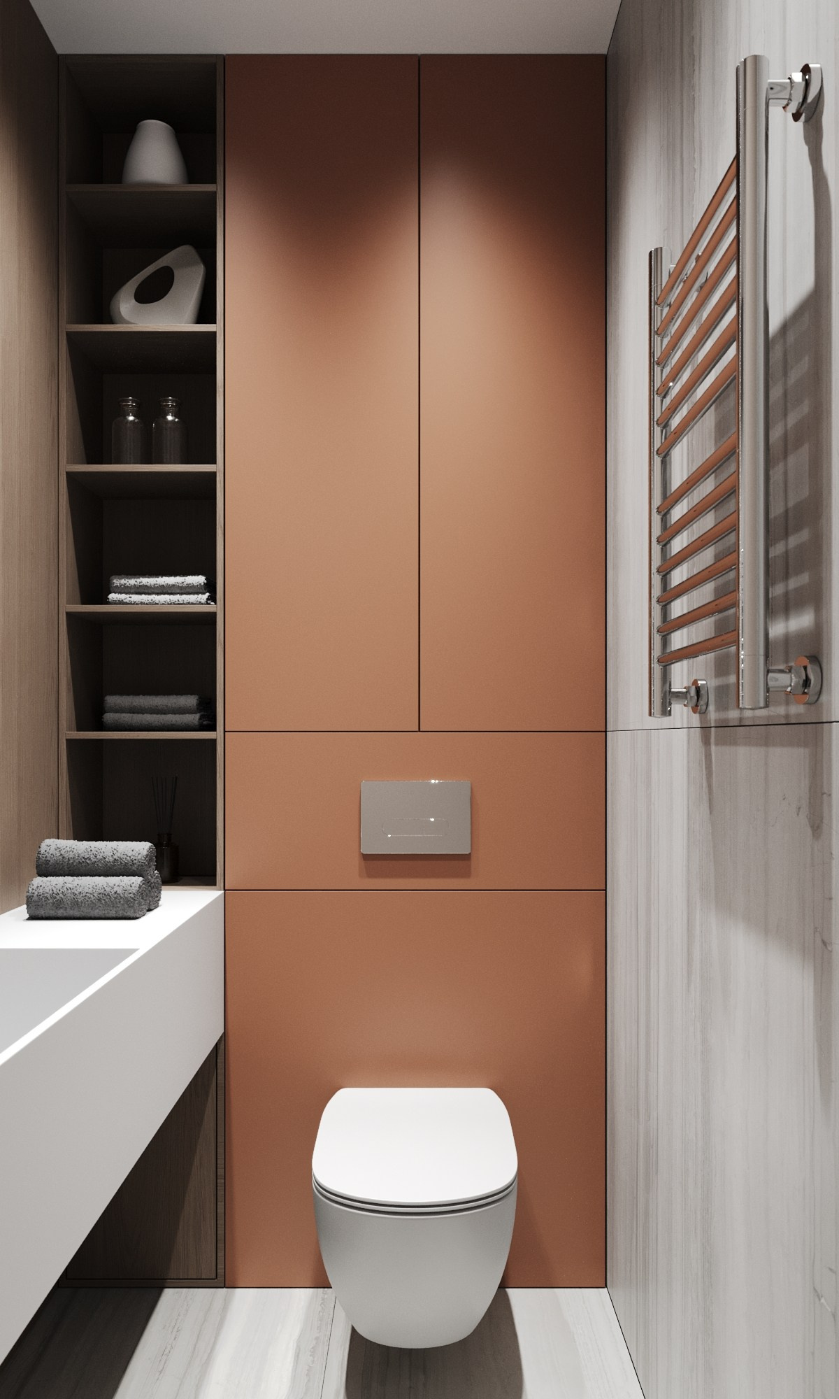 ЖК ЗилАрт 388, 64 кв.м. Kod Interiors | Дизайнер интерьеров Кораблина Кристина