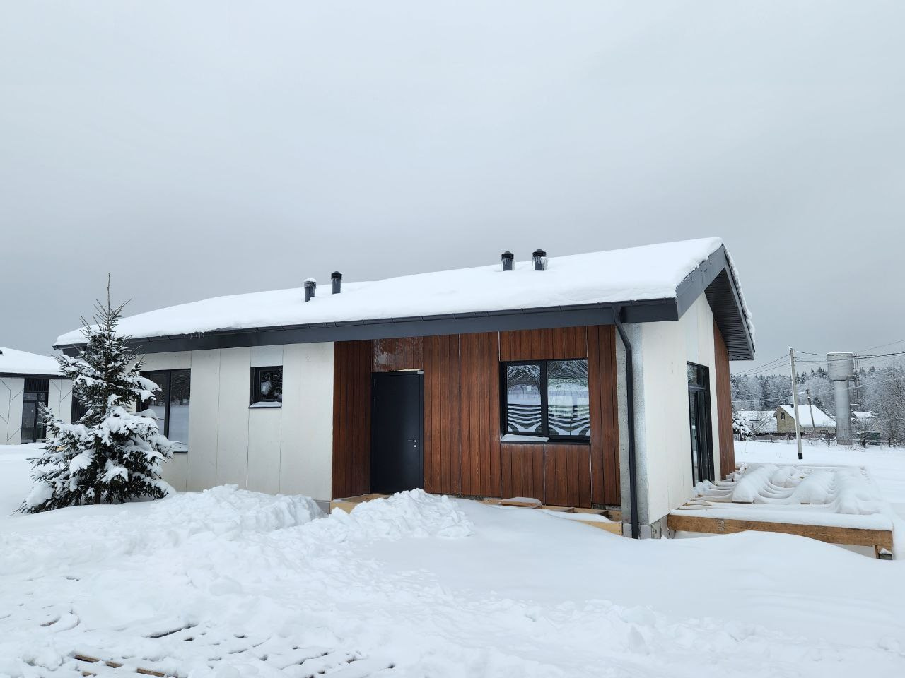 Микеле 80, Московская Обрасть, МО Истра, д. Матвейково, КП Рижский парк. БыстроДом — капитальный дом за 7 дней!