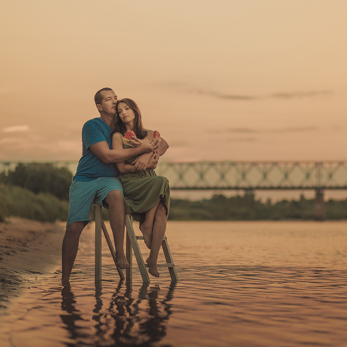 Тарас и Алеся. Вечерняя прогулка. Семейный, детский, свадебный фотограф по всей РБ Валера Михневич