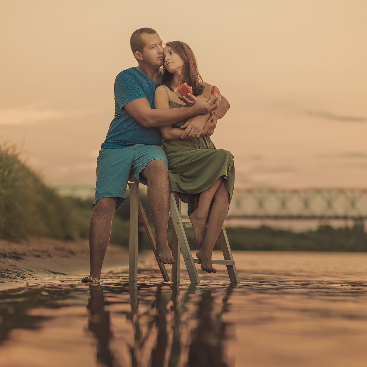 Тарас и Алеся. Вечерняя прогулка. Семейный, детский, свадебный фотограф по всей РБ Валера Михневич
