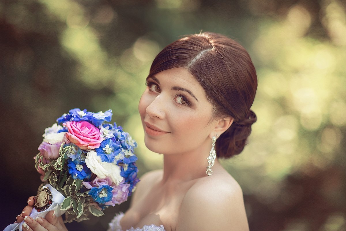 Свадебные съемки. Женский фотограф в Санк-Петербурге и Москве — фотосессия девушки в студии, портрет, фотосъемка
