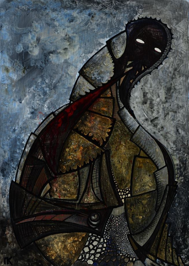 Tortoise, oil, canvas, 59,4х84,1 (2024) 