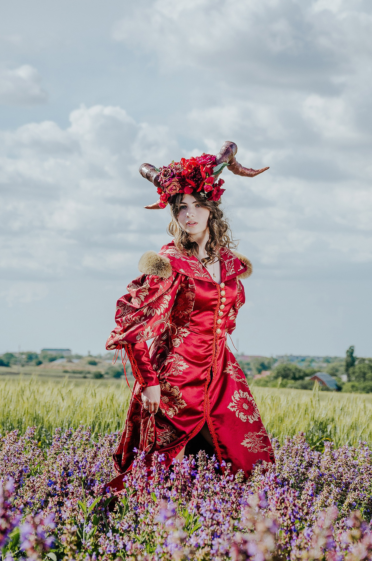 12 июня 2021 | Показ Crimean Fashion Week шалфейном поле. Фотограф Антон Катунин | Симферополь