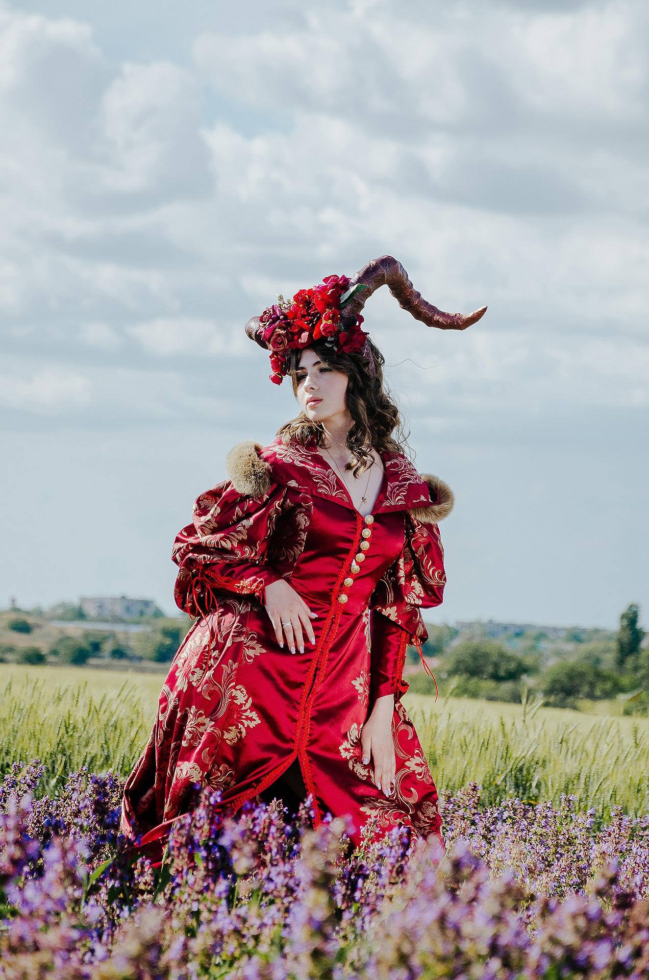 12 июня 2021 | Показ Crimean Fashion Week шалфейном поле. Фотограф Антон Катунин | Симферополь