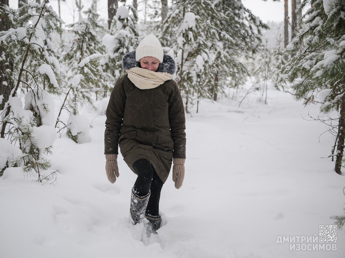 Съёмка в лесу