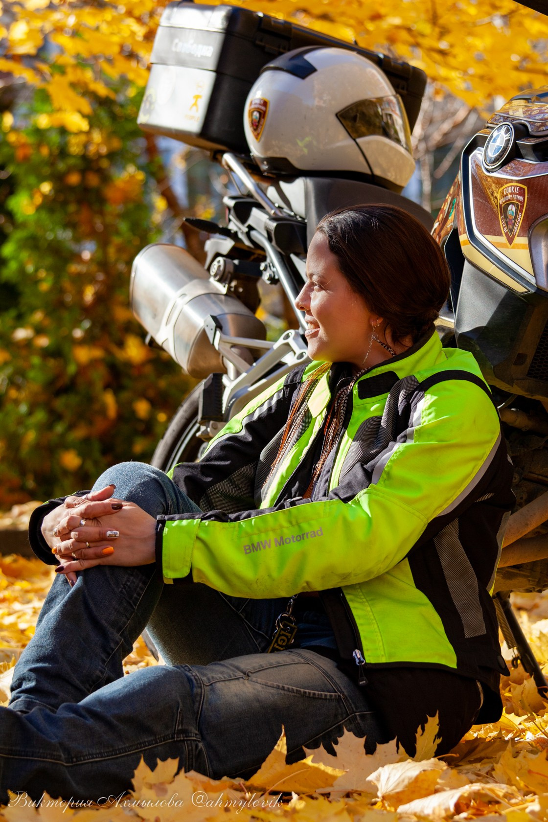 Маша Печенька (BMW GS1200). Виктория Ахмылова. Фотограф в Москве