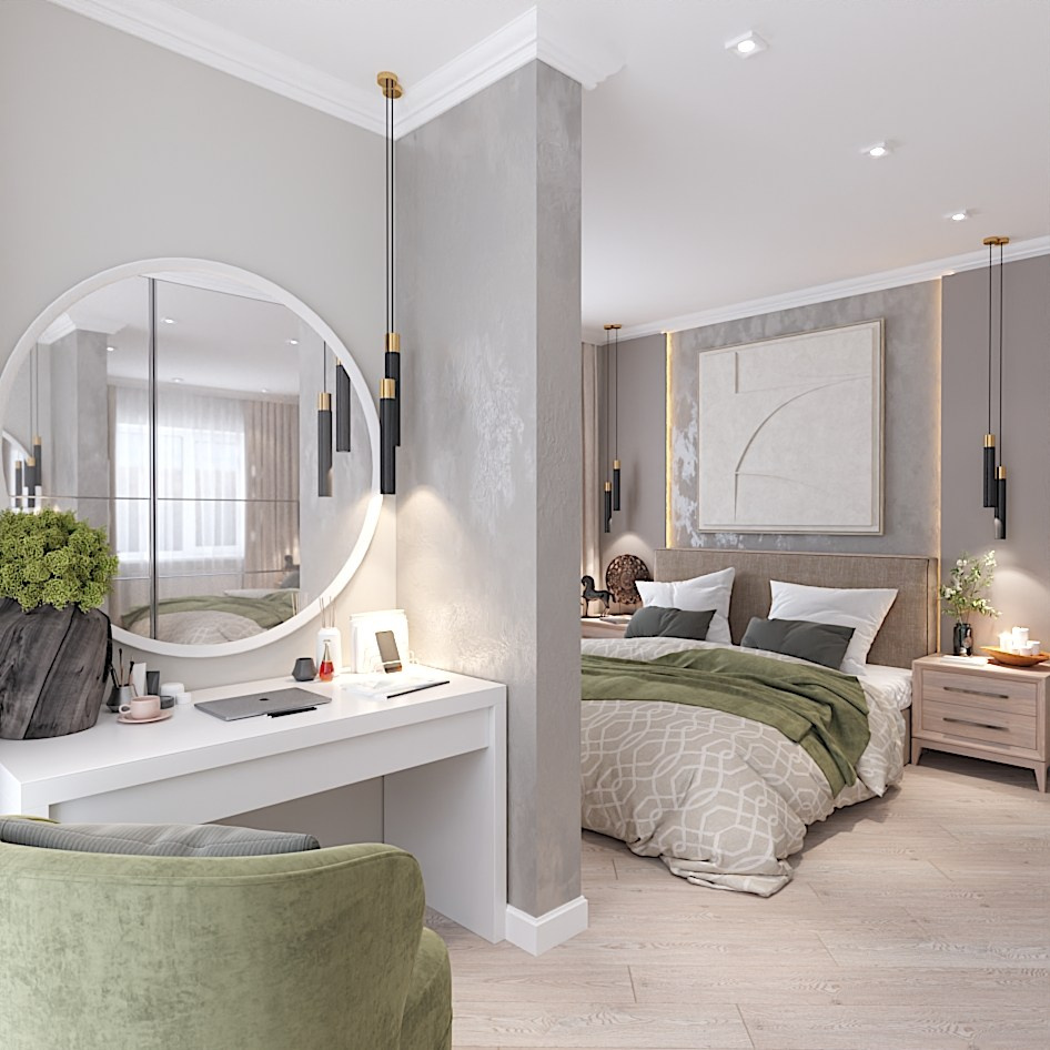 Этническая спальня. Студия интерьерной визуализации и дизайна FishkaRom в Краснодаре и по всей России