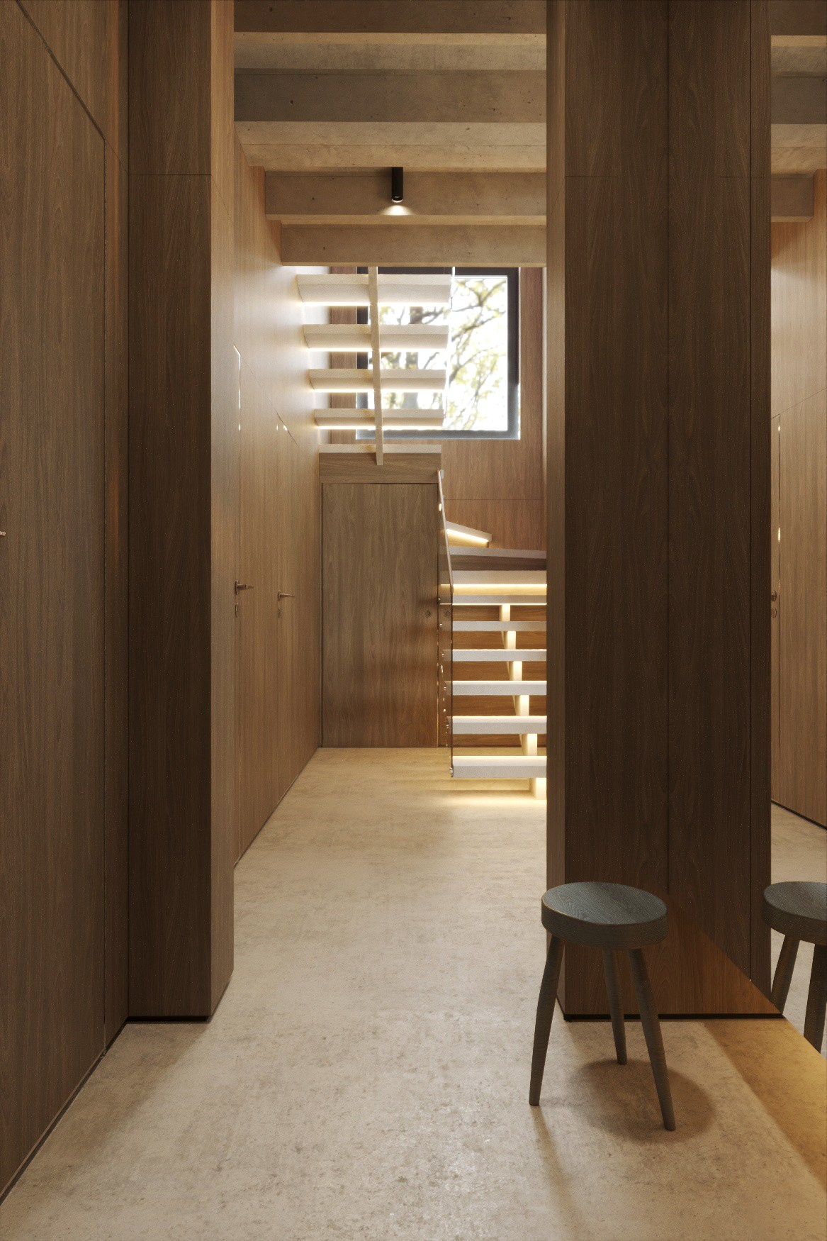 Дом в Мраморном, 2 этажа с баней. Дизайн интерьера от Дмитрия Баландина