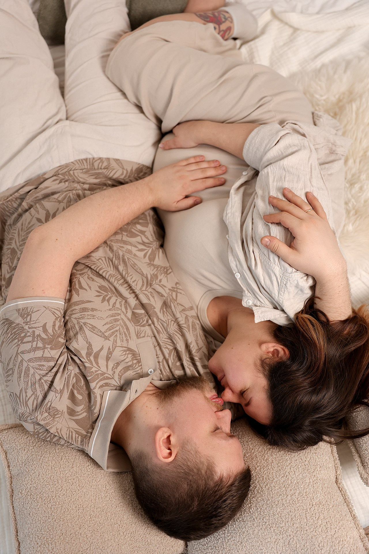 Парная фотосессия беременности в Санкт-Петербурге