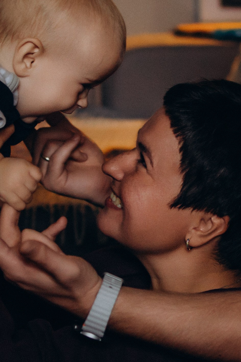 Домашняя семейная фотосессия с детьми. Семейный фотограф в Москве и Люберцах Юлия Гуськова