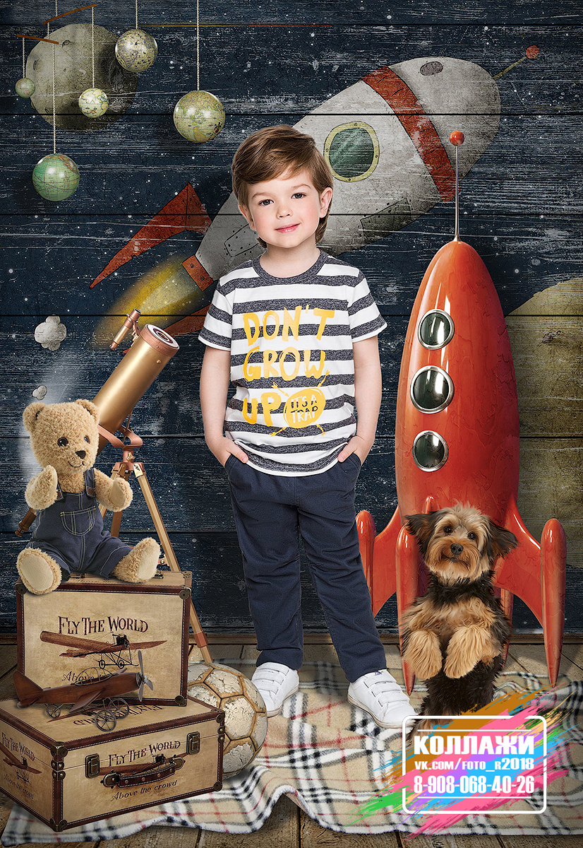 Коллаж с игрушками №2