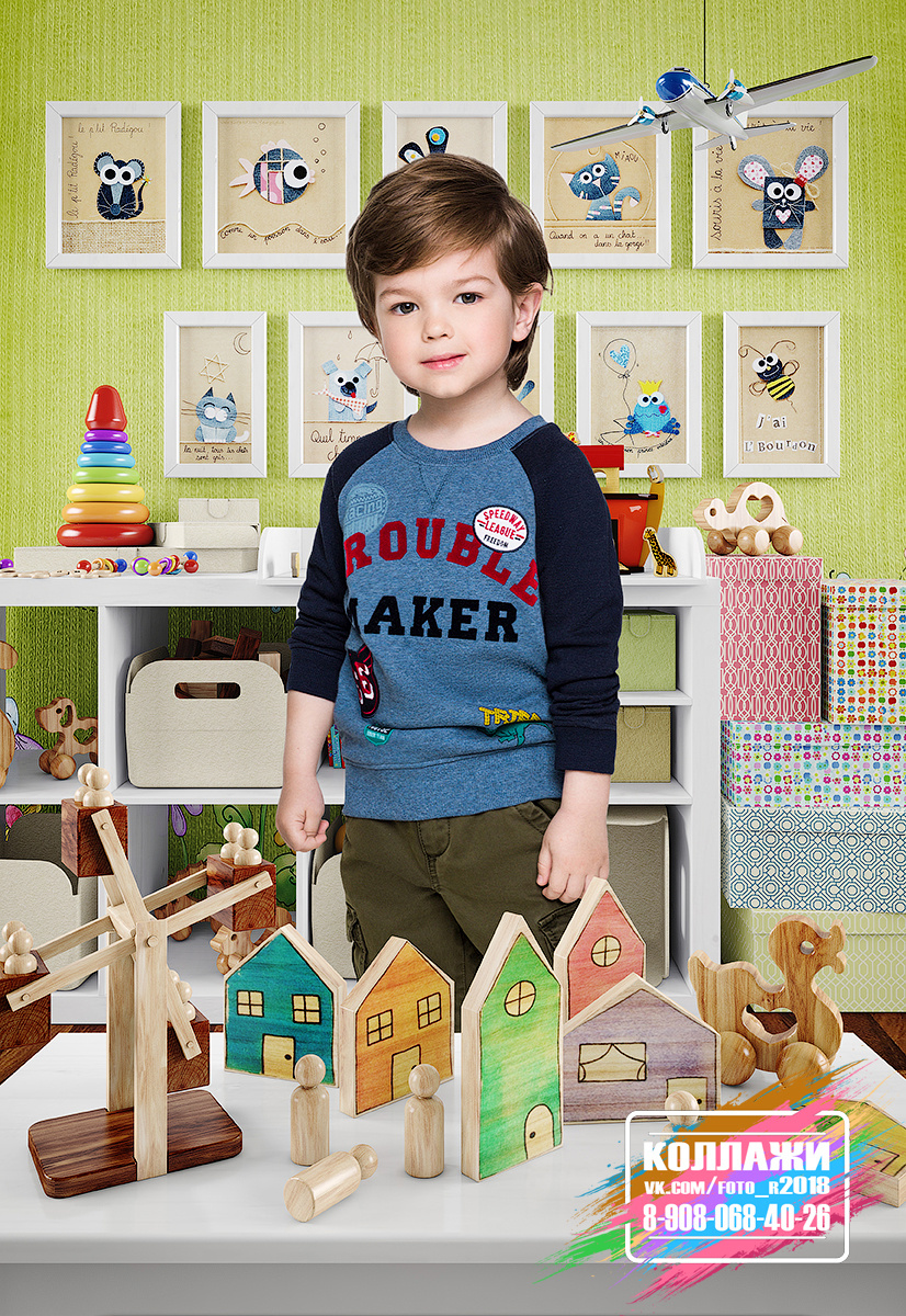 Коллаж с игрушками №3