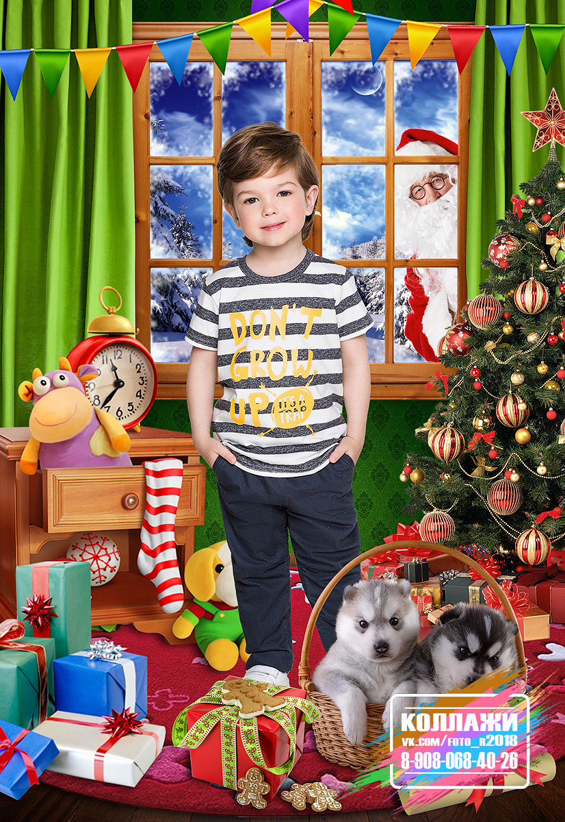 Коллаж новогодний №5