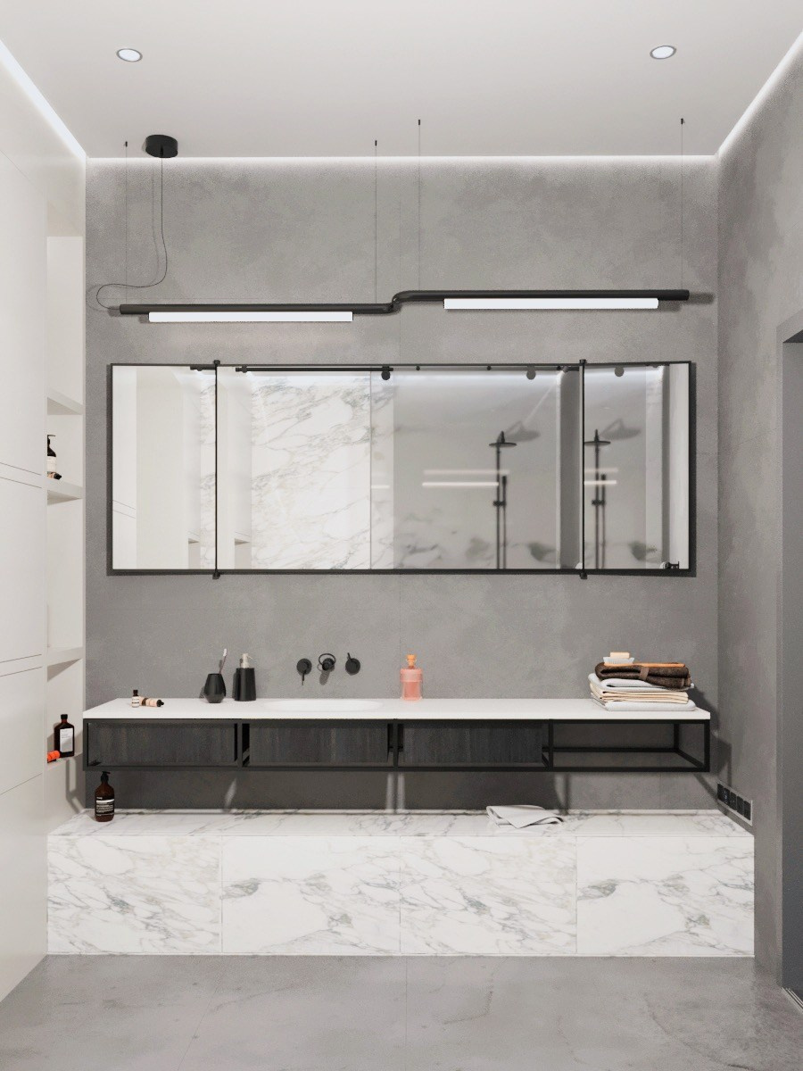 Частный загородный дом. Дизайнер интерьера в Москве Екатерина Шаймердинова