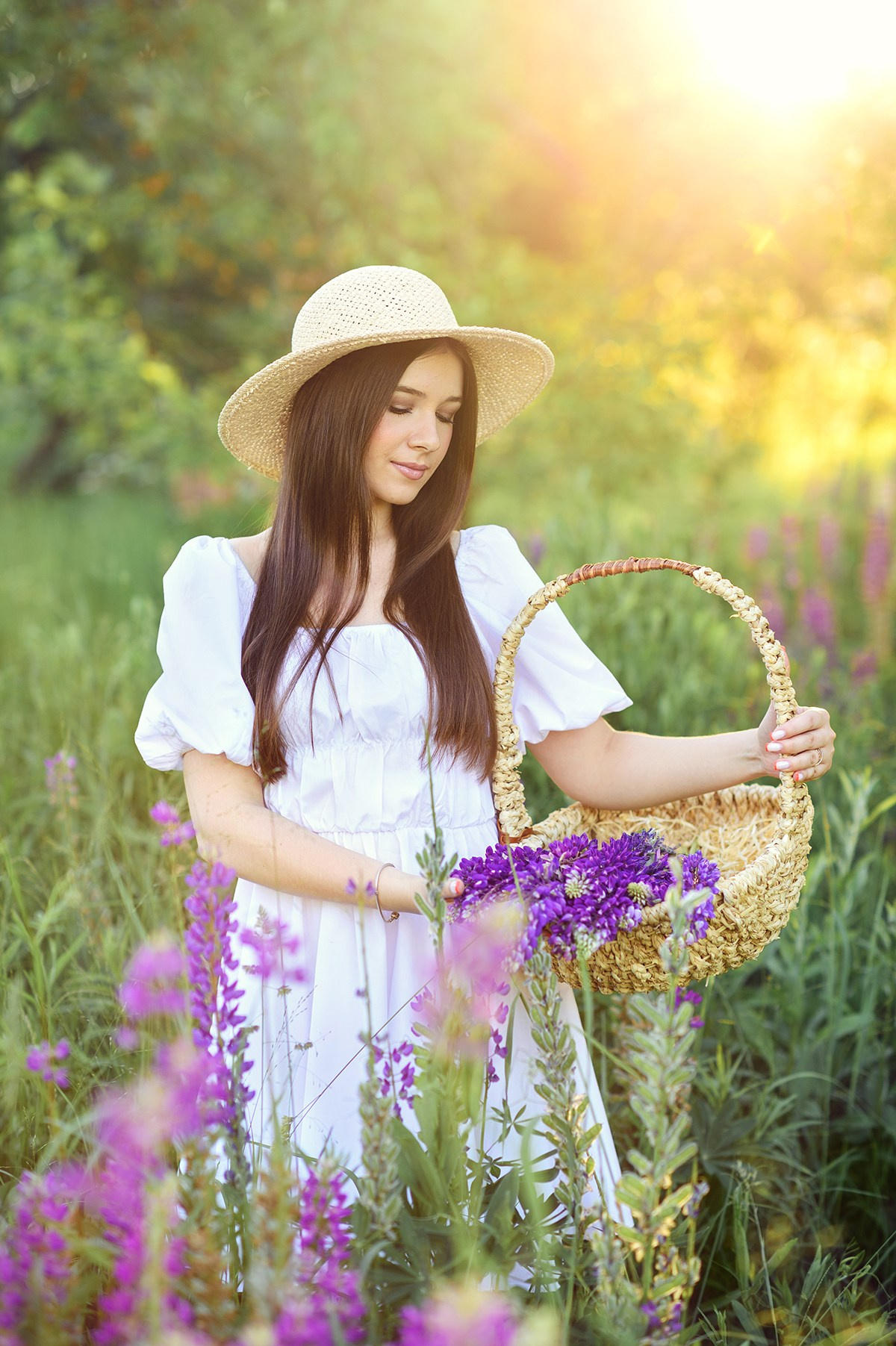 фотосессия в люпинах