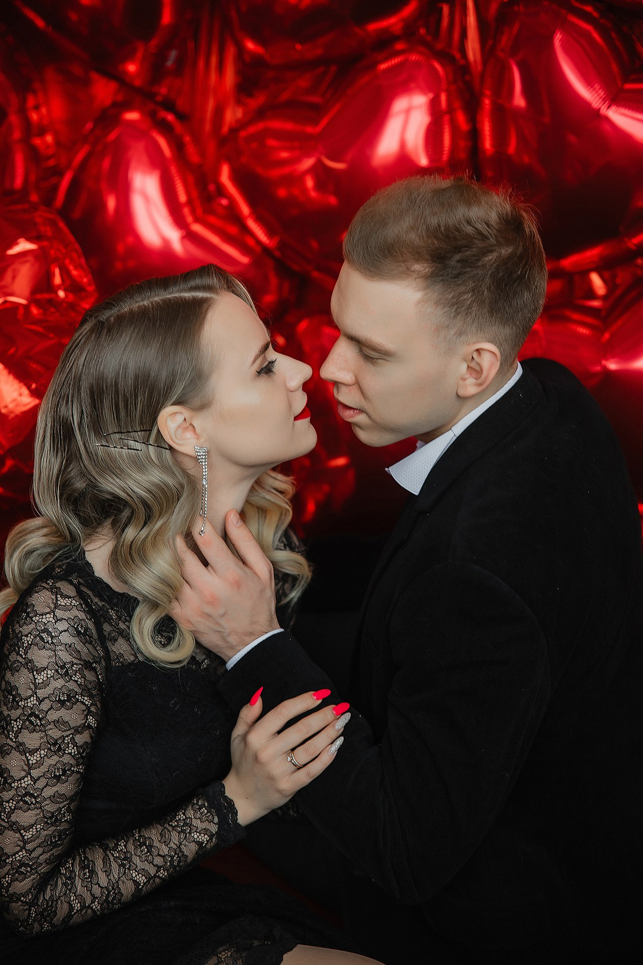 Love story в студии. Фотограф Олеся Жомер