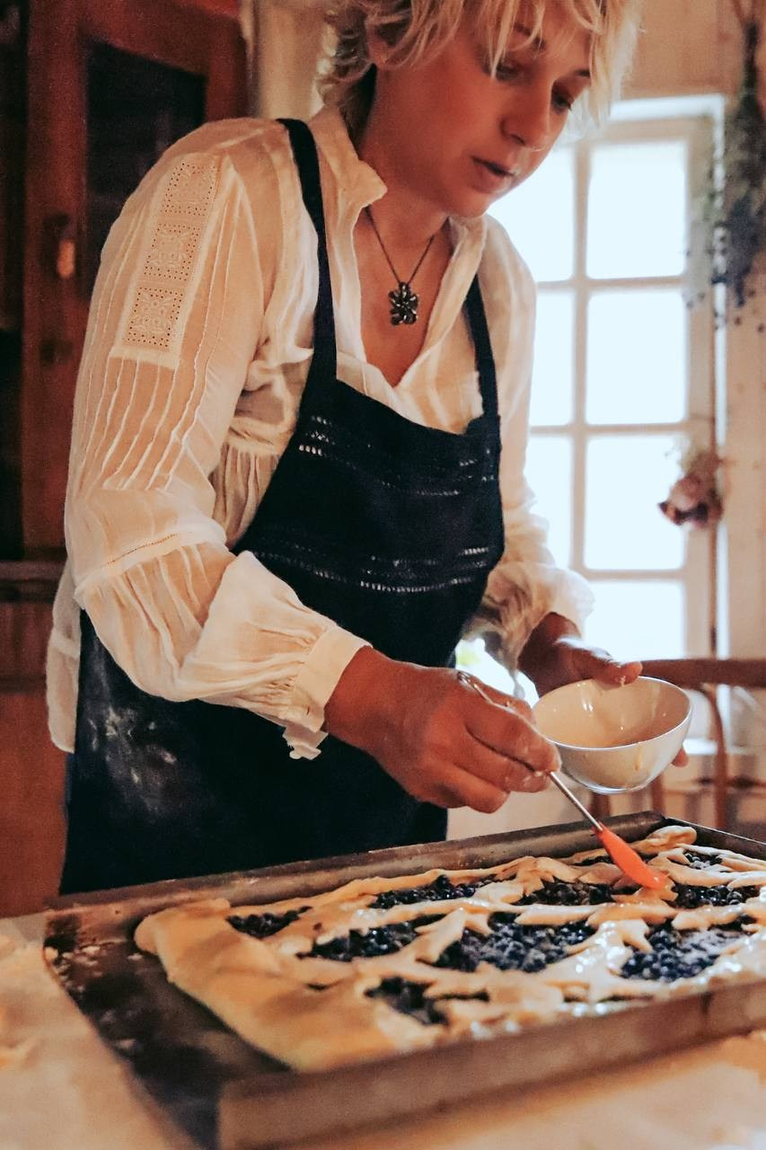 Черничный пирог. Фотограф Олеся Шипихина г. Москва