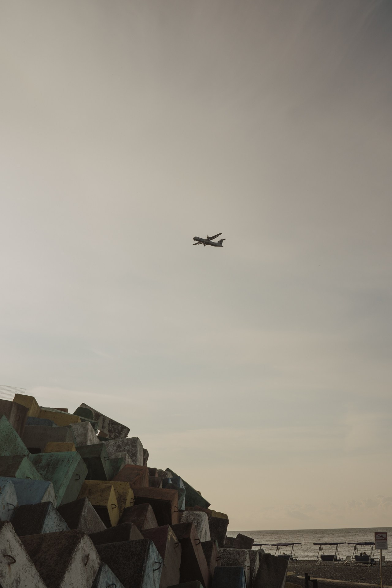 Словил момент прилезшего самолета