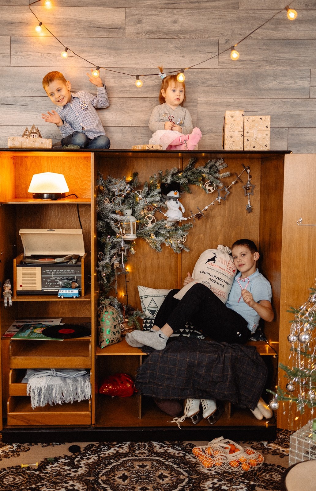 Новогодняя в студии. Семейный фотограф в Дзержинске Наталья Лаэтина