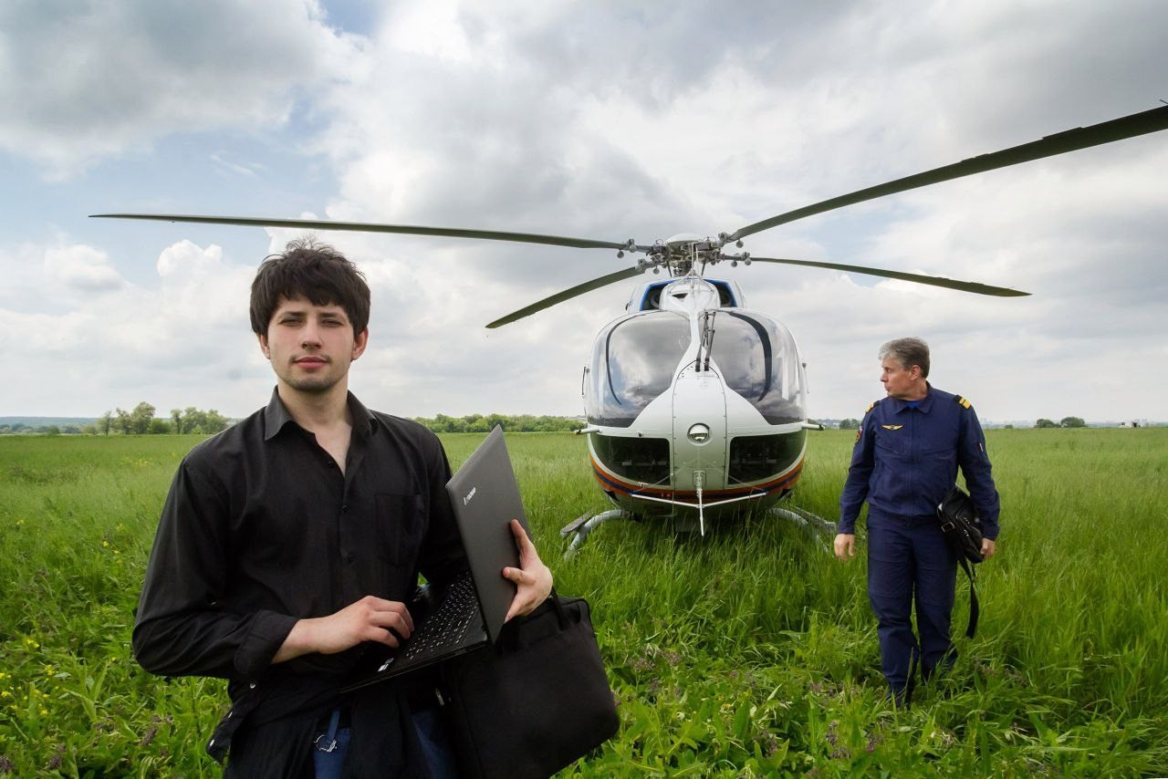 Учения МЧС. Писатель-фантаст Сергей Рыжков