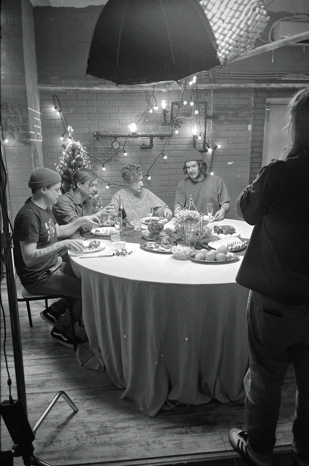 CHAYKA BAND — NEW YEAR CLIP BACKSTAGE. Фотография для артистов