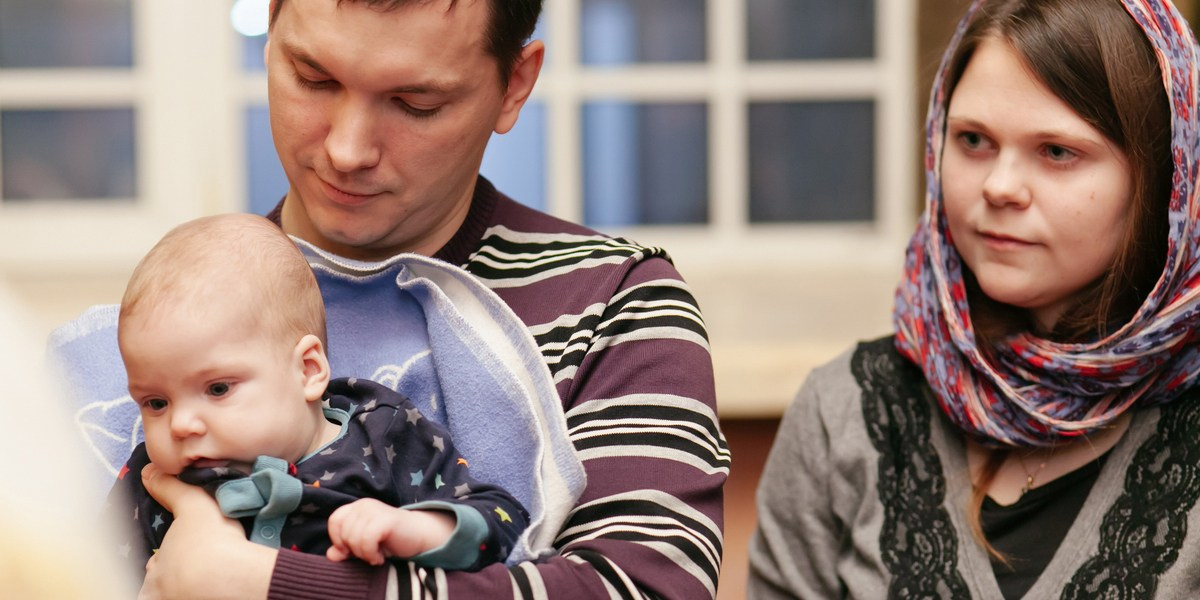 Крещение Казанская церковь Воскресенского Новодевичьего монастыря. Фотограф на крещение в Санкт Петербурге