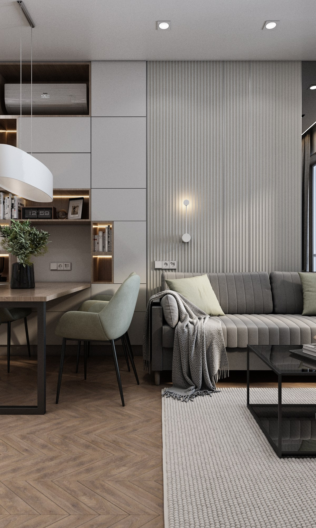 Стильная квартира ЖК Садовый квартал г. Владивосток. Дизайн-проекты жилых и общественных пространств во Владивостоке