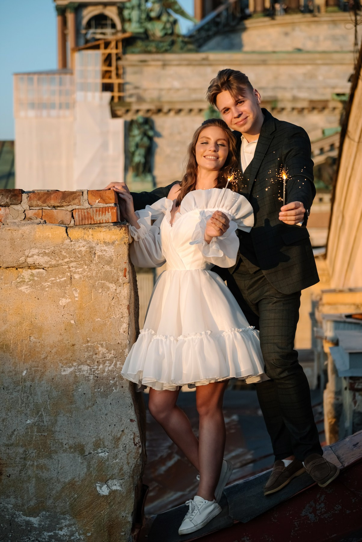 Крыша Исаакиевский собор. Свадебный и сеейный фотограф в Санкт-Петербурге Елена Худякова