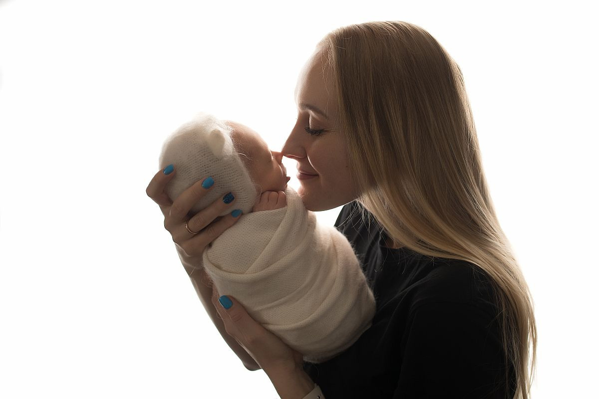 Фото с родителями. Фотограф новорожденных Москва Архипова Татьяна