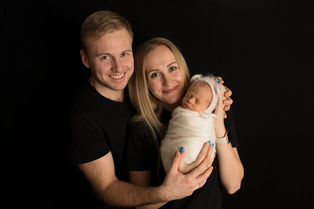 Фото с родителями. Фотограф новорожденных Москва Архипова Татьяна