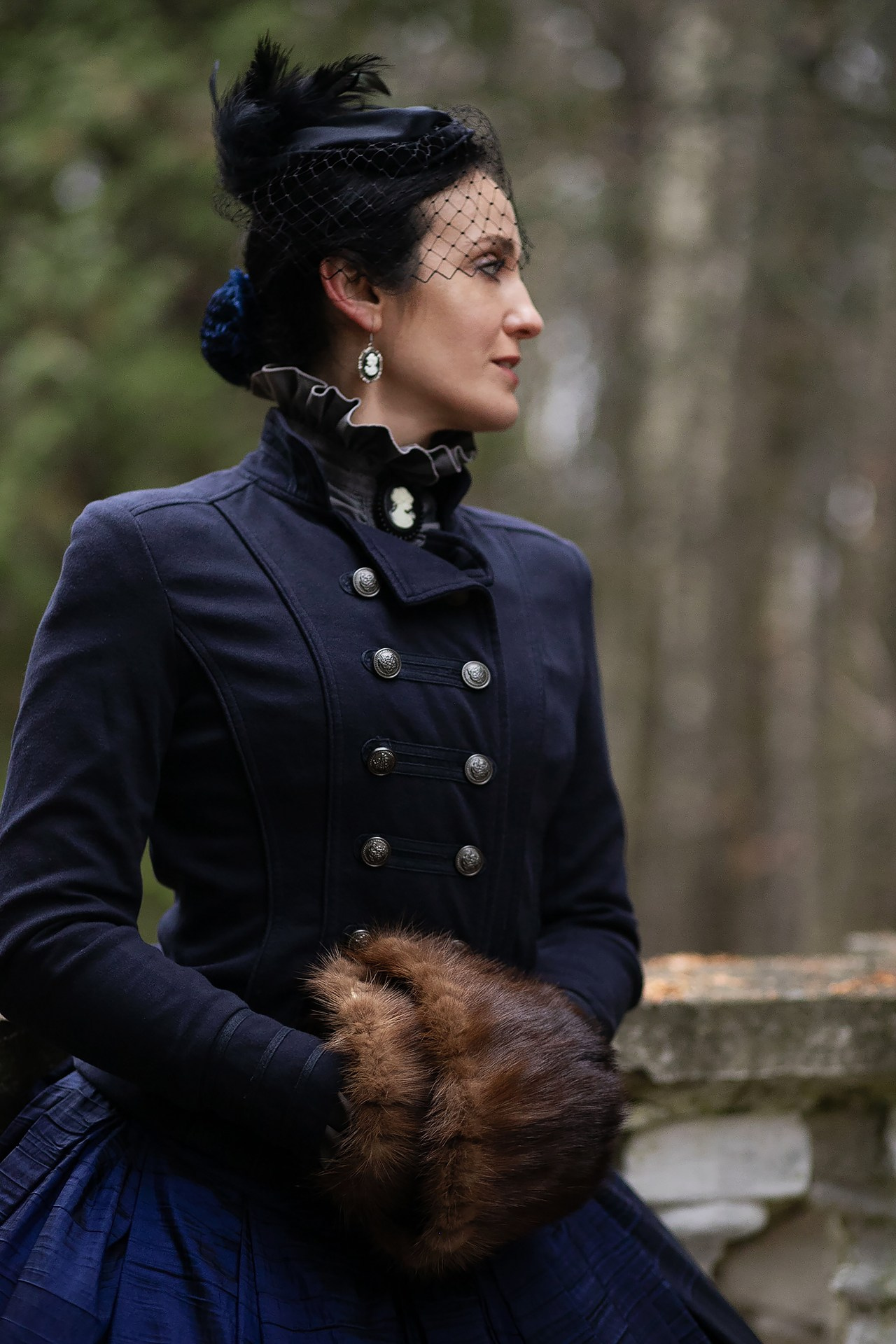 Мария. Прогулка. Художественная винтажная фотография