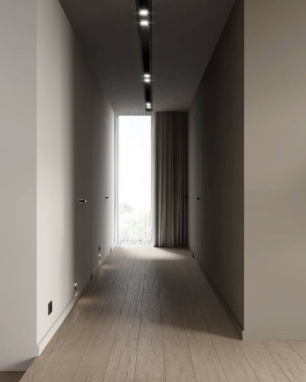 Дом 200 м. кв. 1й этаж, общие пространства. Студия Дизайна интерьера Tsvetdesign. Дизайнер в Санкт-Петербурге