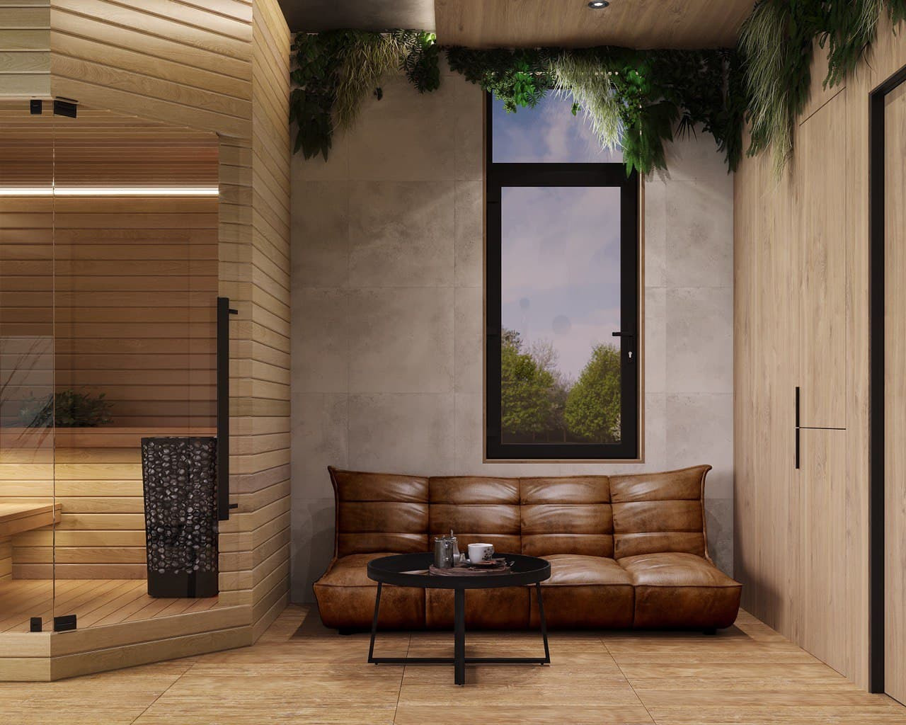 Дом 200 м. кв. 1й этаж, общие пространства. Студия Дизайна интерьера Tsvetdesign. Дизайнер в Санкт-Петербурге