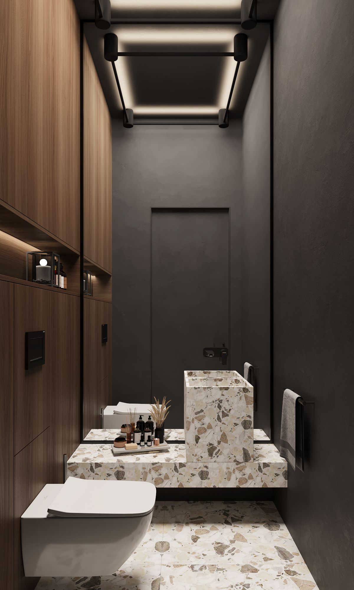 Дом 200 м. кв. 1й этаж, общие пространства. Студия Дизайна интерьера Tsvetdesign. Дизайнер в Санкт-Петербурге