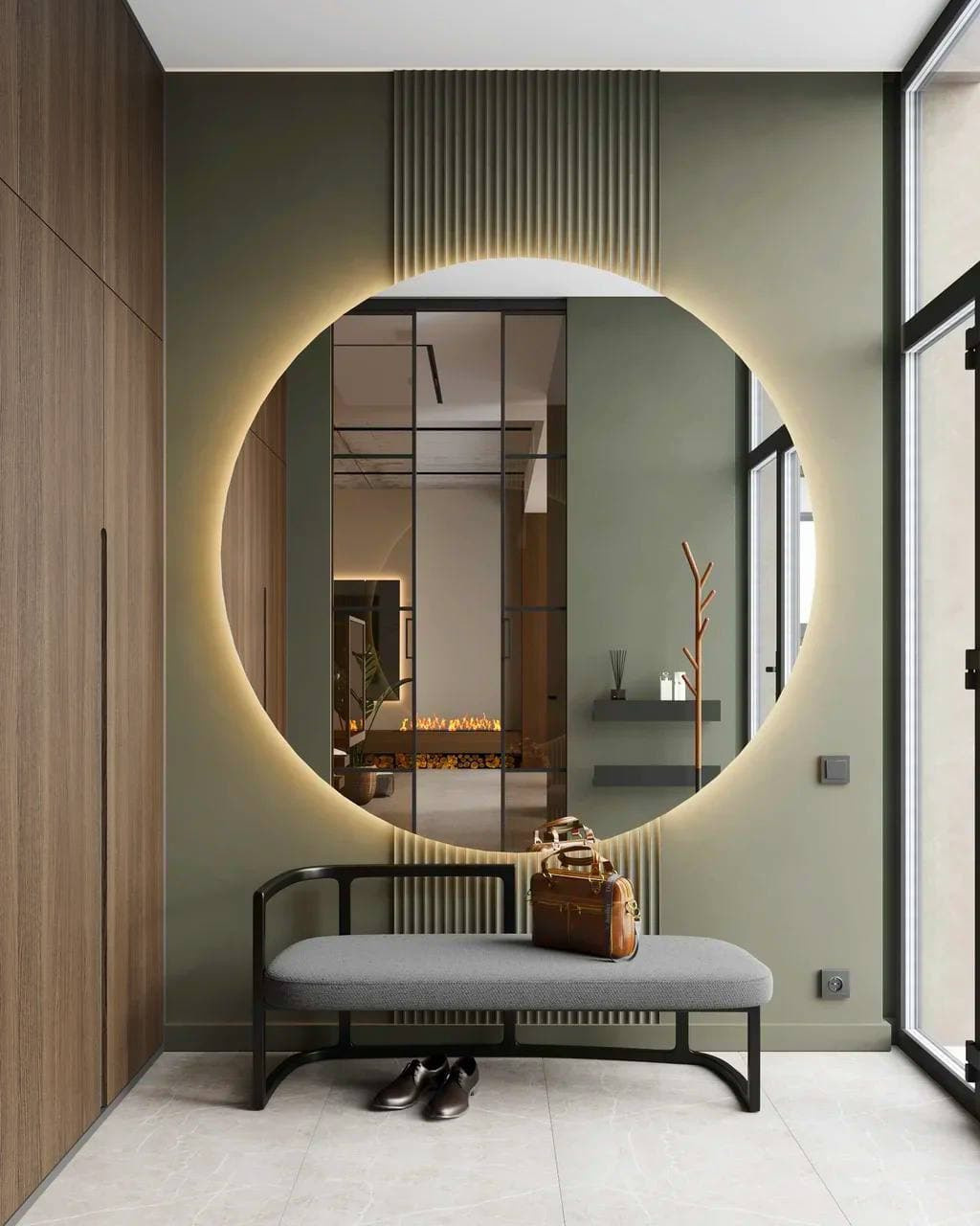 Дом 200 м. кв. 1й этаж, общие пространства. Студия Дизайна интерьера Tsvetdesign. Дизайнер в Санкт-Петербурге