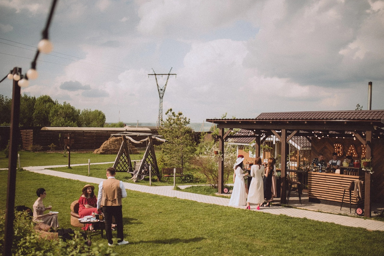 Свадьба на террасе. Свадебная площадка РАНЧО