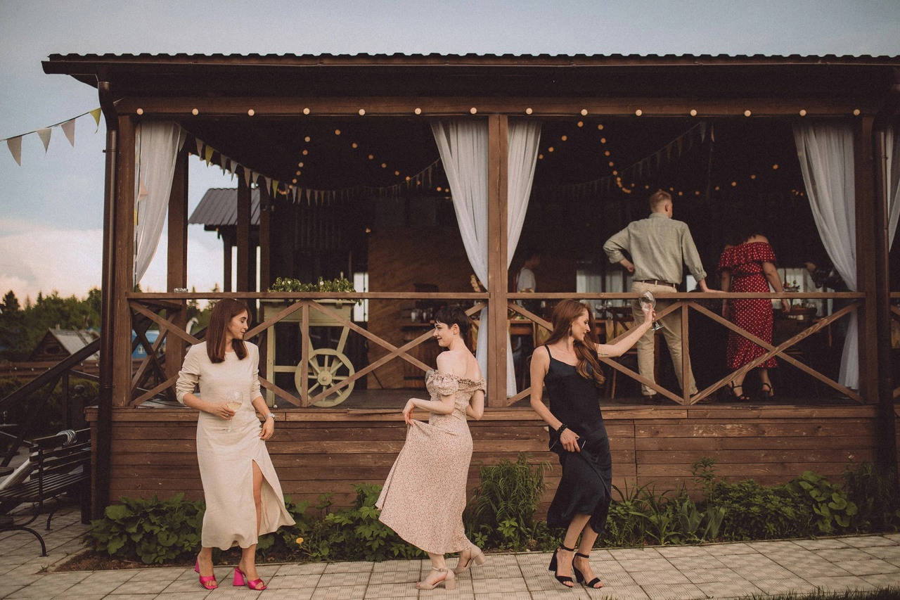 Свадьба на террасе. Свадебная площадка РАНЧО