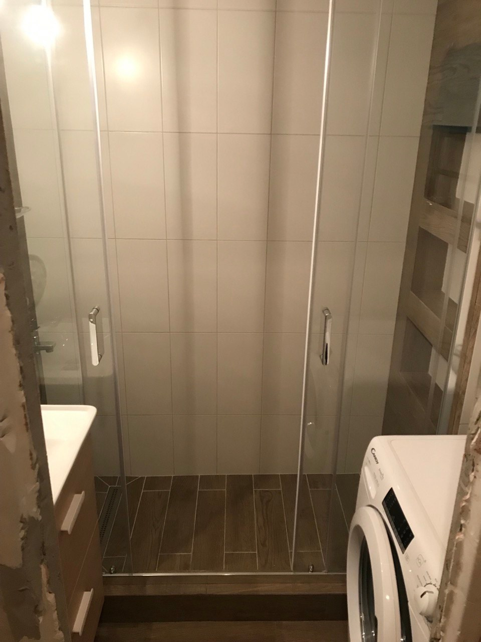 Ванная комната с раздельным туалетом (ул. Х. Бигичева д. 24/45). Ремонт санузла, туалета, ванной под ключ в Казани. Укладка плитки